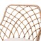 Baxton Studio Ballerina Modern Bohemian Greywashed Rattan and Natural Brown Finished 2-Piece Dining Chair Set 234-2PC-12825-ZORO - alternate 5